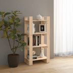 vidaXL Bücherregal/Raumteiler 60x35x125 cm Massivholz