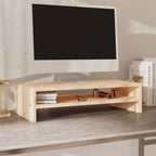 vidaXL Monitorständer 50x24x13 cm Massivholz Kiefer