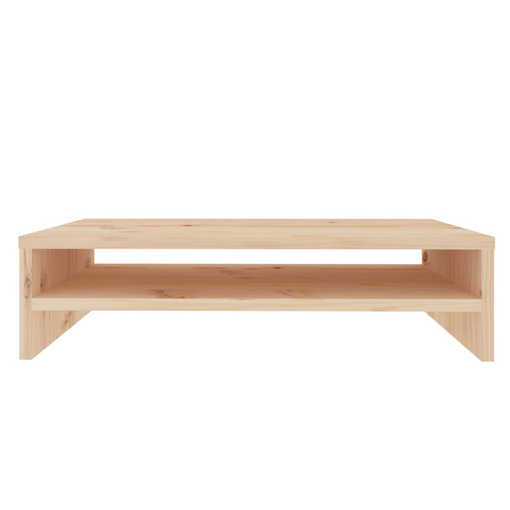 vidaXL Monitorständer 50x24x13 cm Massivholz Kiefer