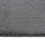 vidaXL Teppich Waschbar Flauschig Kurzflor 160x230 Rutschfest Anthrazi