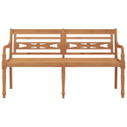 vidaXL Batavia-Sitzbank 150 cm Massivholz Teak