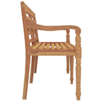 vidaXL Batavia-Sitzbank 150 cm Massivholz Teak