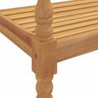 vidaXL Batavia-Sitzbank 150 cm Massivholz Teak