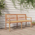 vidaXL Batavia-Sitzbank 150 cm Massivholz Teak
