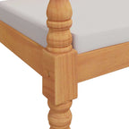 vidaXL Batavia-Bank mit Kissen 150 cm Massivholz Teak