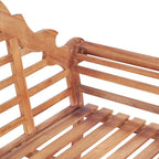 vidaXL Gartenbank 127x58,5x92,5 cm Massivholz Teak