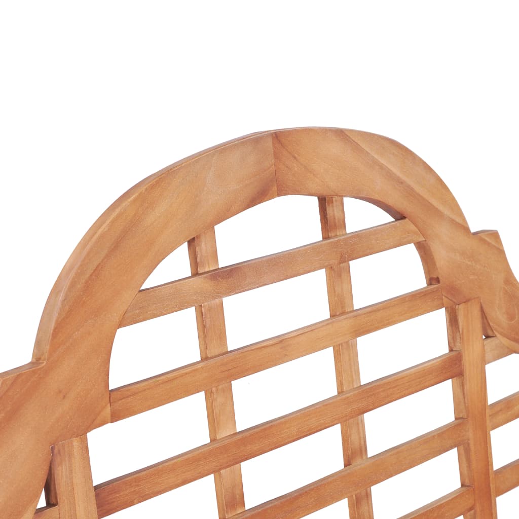 vidaXL Gartenbank 127x58,5x92,5 cm Massivholz Teak