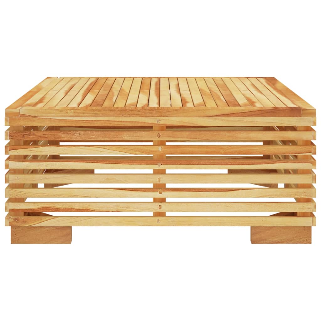 vidaXL Garten-Couchtisch 69,5x69,5x31 cm Massivholz Teak