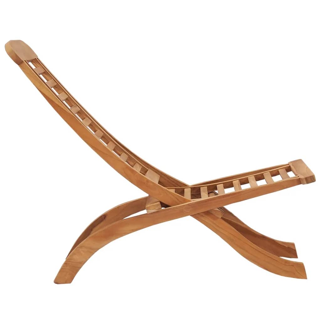 vidaXL Gartenstuhl Klappbar 50x90x69 cm Massivholz Teak