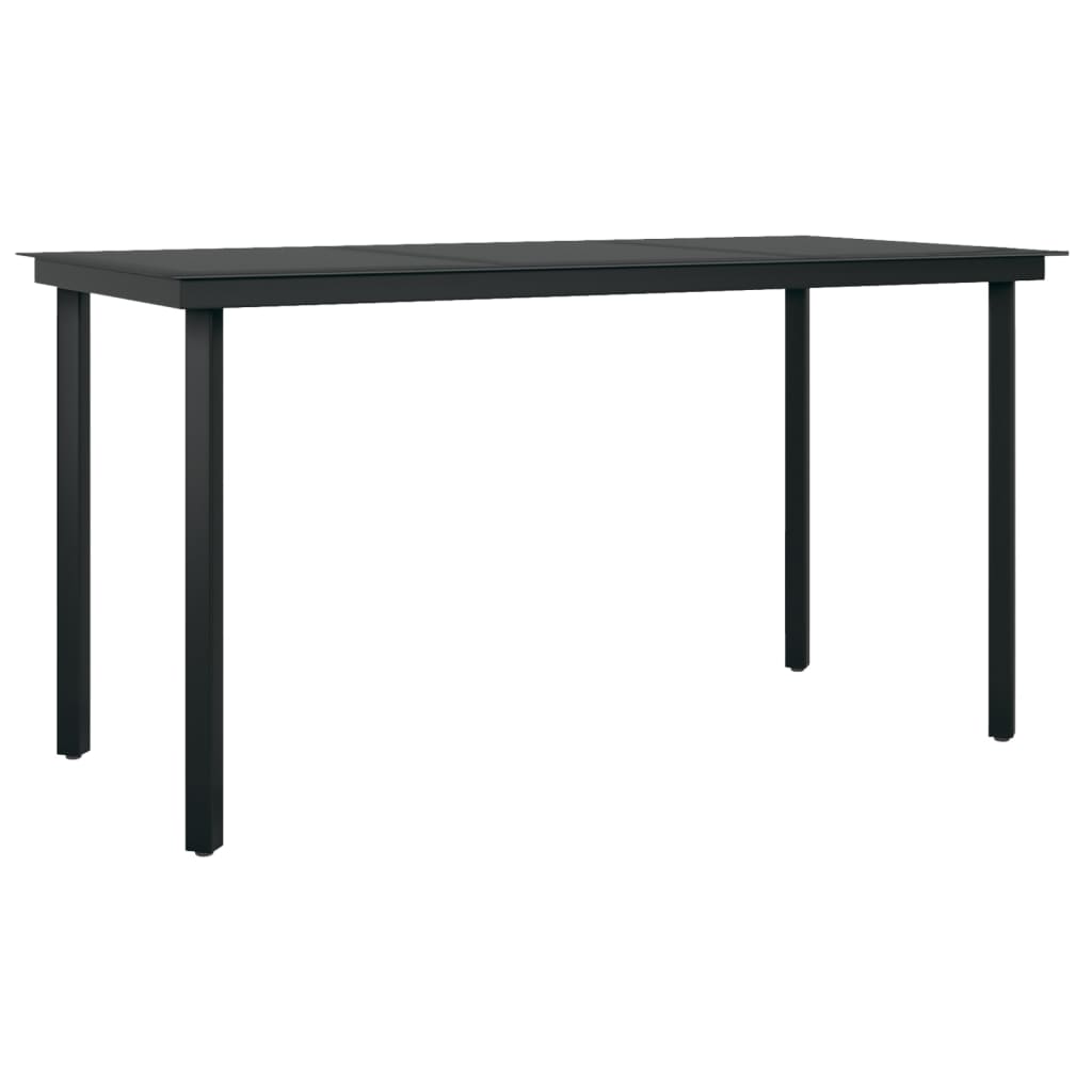 vidaXL 7-tlg. Garten-Essgruppe Eichen-Optik