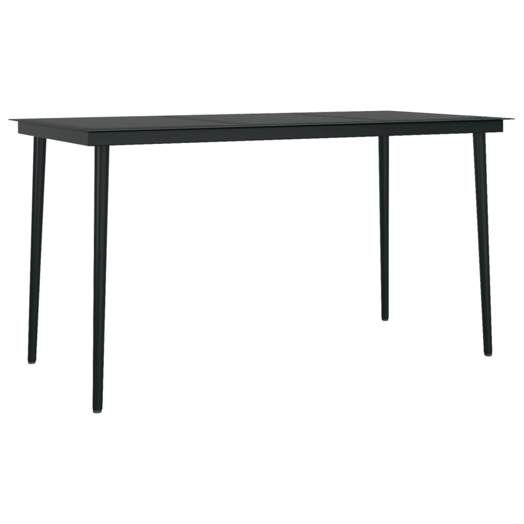 vidaXL 7-tlg. Garten-Essgruppe mit Kissen Poly Rattan und Glas