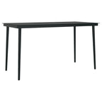 vidaXL 7-tlg. Garten-Essgruppe mit Kissen Poly Rattan und Glas