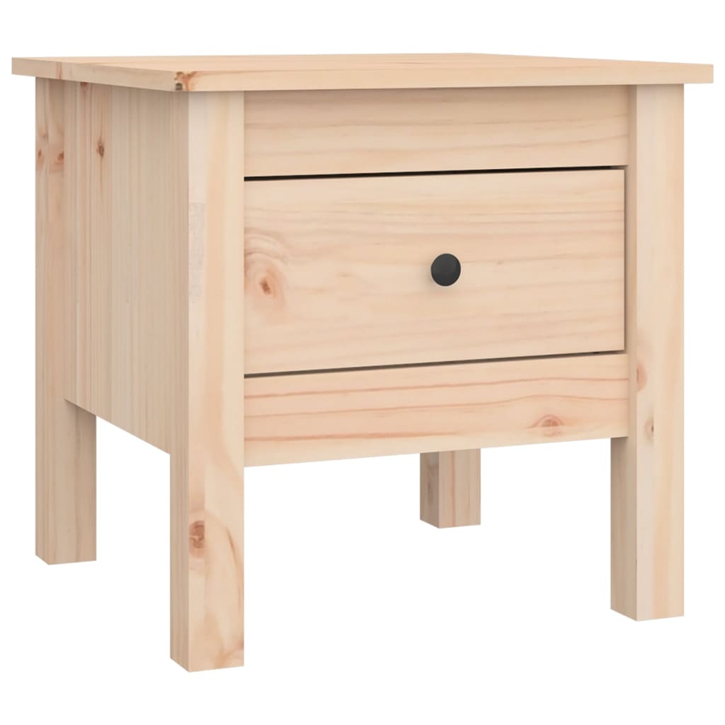 vidaXL Beistelltische 2 Stk. 40x40x39 cm Massivholz Kiefer