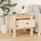 vidaXL Beistelltische 2 Stk. 40x40x39 cm Massivholz Kiefer