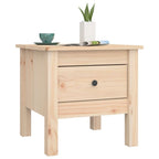 vidaXL Beistelltische 2 Stk. 40x40x39 cm Massivholz Kiefer