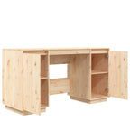 vidaXL Schreibtisch 140x50x75 cm Massivholz Kiefer
