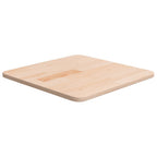 vidaXL Tischplatte Quadratisch 40x40x1,5 cm Eichenholz Unbehandelt