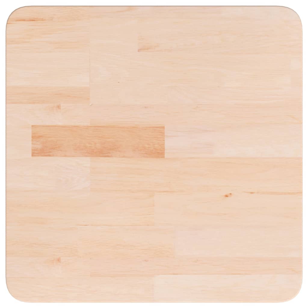 vidaXL Tischplatte Quadratisch 40x40x1,5 cm Eichenholz Unbehandelt