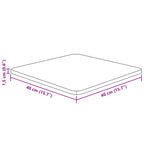 vidaXL Tischplatte Quadratisch 40x40x1,5 cm Eichenholz Unbehandelt