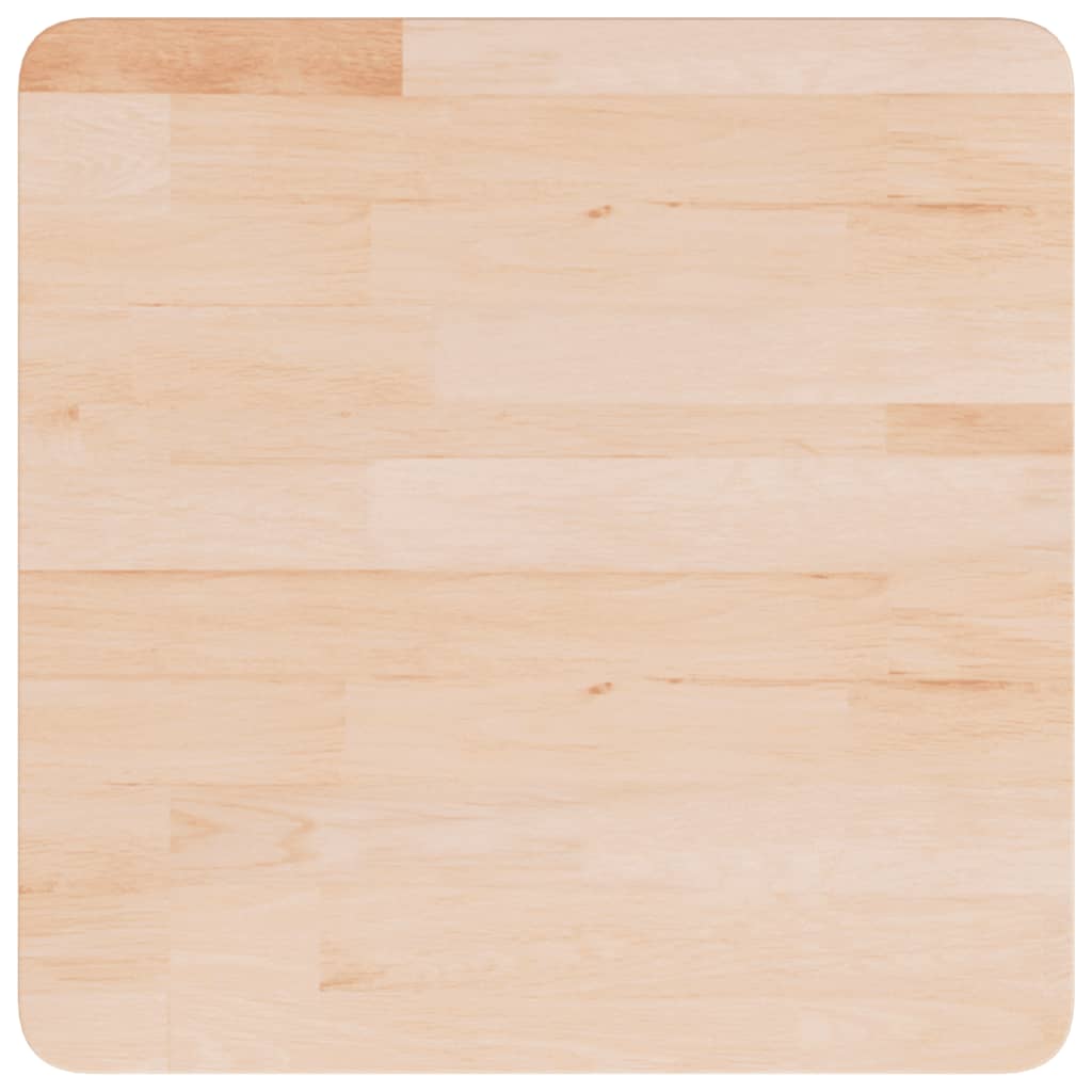 vidaXL Tischplatte Quadratisch 40x40x1,5 cm Eichenholz Unbehandelt
