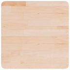 vidaXL Tischplatte Quadratisch 40x40x1,5 cm Eichenholz Unbehandelt