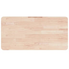 vidaXL Waschtischplatte 80x40x1,5 cm Massivholz Unbehandelt