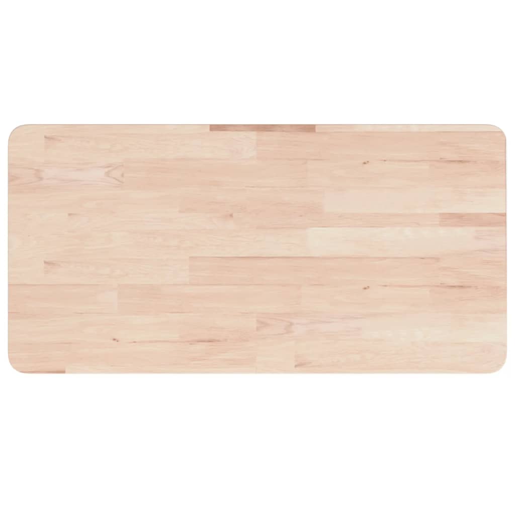 vidaXL Waschtischplatte 80x40x1,5 cm Massivholz Unbehandelt