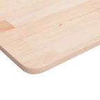 vidaXL Waschtischplatte 80x40x1,5 cm Massivholz Unbehandelt