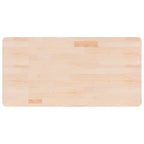 vidaXL Waschtischplatte 80x40x1,5 cm Massivholz Unbehandelt