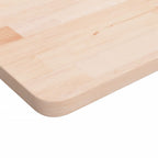 vidaXL Waschtischplatte 80x40x2,5cm cm Massivholz Unbehandelt