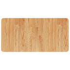 vidaXL Waschtischplatte Hellbraun 80x40x1,5 cm Massivholz Behandelt