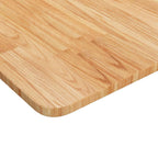vidaXL Waschtischplatte Hellbraun 80x40x1,5 cm Massivholz Behandelt