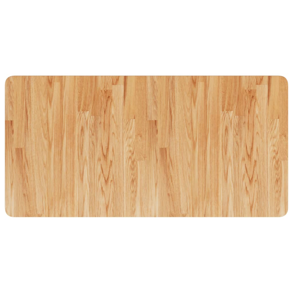 vidaXL Waschtischplatte Hellbraun 80x40x1,5 cm Massivholz Behandelt