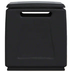 vidaXL Garten-Aufbewahrungsbox 54x53x57 cm 130 L Dunkelgrau Schwarz
