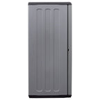vidaXL Gartenschrank Grau und Schwarz 102x37x84 cm PP