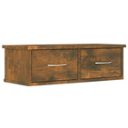 vidaXL Wandschrank Räuchereiche 60x26x18,5 cm Holzwerkstoff