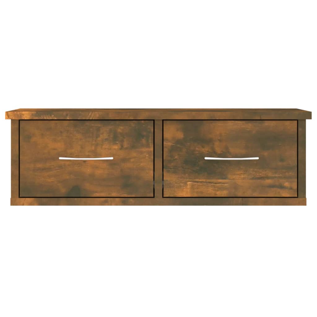 vidaXL Wandschrank Räuchereiche 60x26x18,5 cm Holzwerkstoff