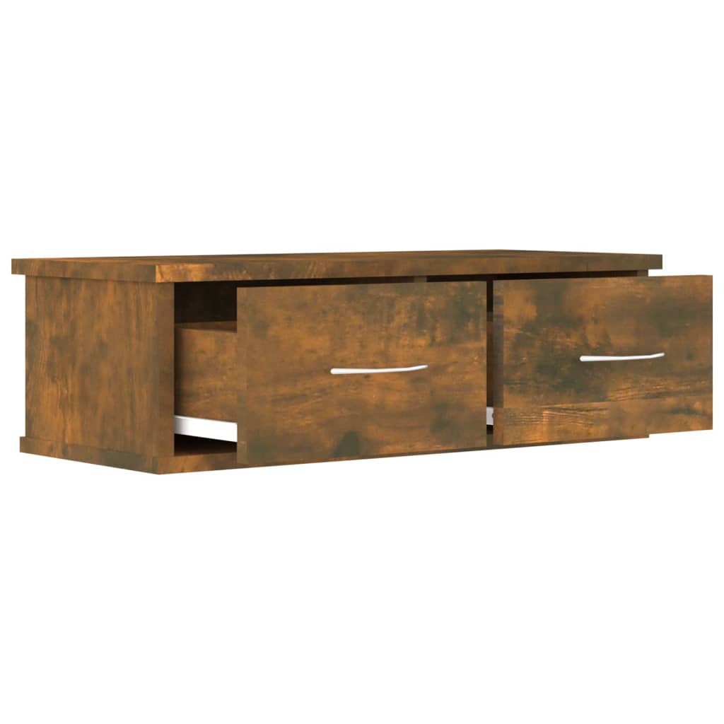 vidaXL Wandschrank Räuchereiche 60x26x18,5 cm Holzwerkstoff
