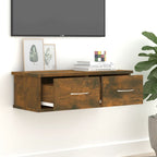 vidaXL Wandschrank Räuchereiche 60x26x18,5 cm Holzwerkstoff