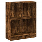 vidaXL Bücherregal Räuchereiche 60x24x76 cm Holzwerkstoff