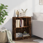 vidaXL Bücherregal Räuchereiche 60x24x76 cm Holzwerkstoff