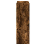 vidaXL Bücherregal Räuchereiche 60x24x76 cm Holzwerkstoff