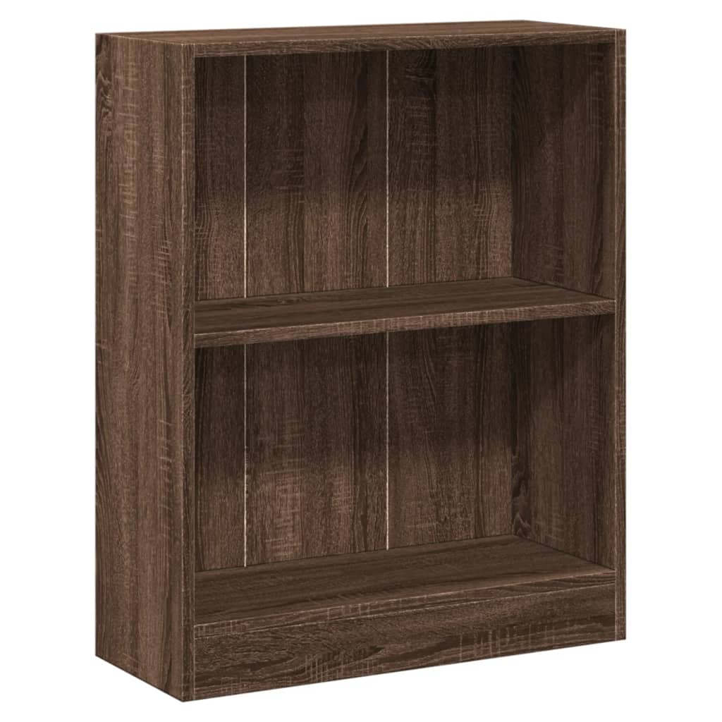 vidaXL Bücherregal Braun Eichen-Optik 60x24x76 cm Holzwerkstoff