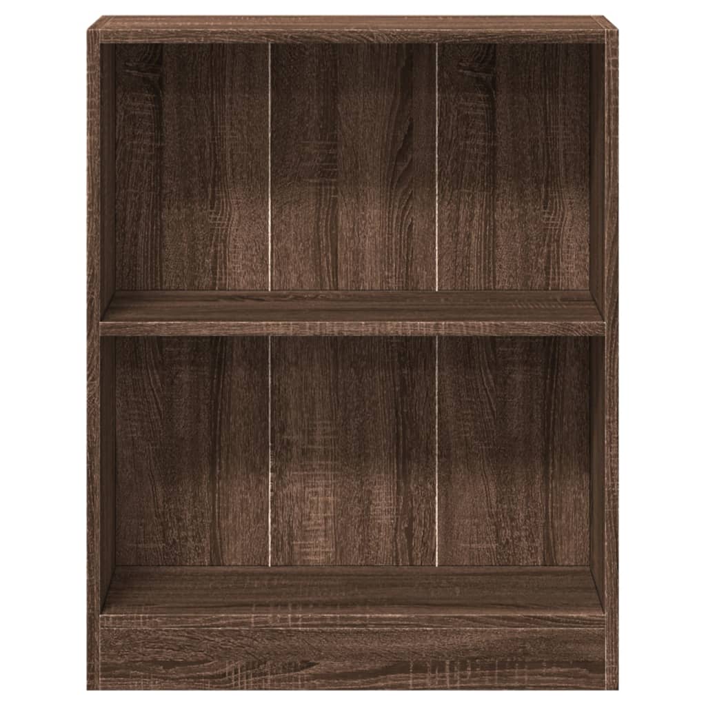 vidaXL Bücherregal Braun Eichen-Optik 60x24x76 cm Holzwerkstoff