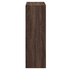 vidaXL Bücherregal Braun Eichen-Optik 60x24x76 cm Holzwerkstoff