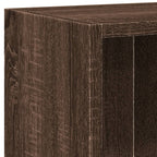 vidaXL Bücherregal Braun Eichen-Optik 60x24x76 cm Holzwerkstoff