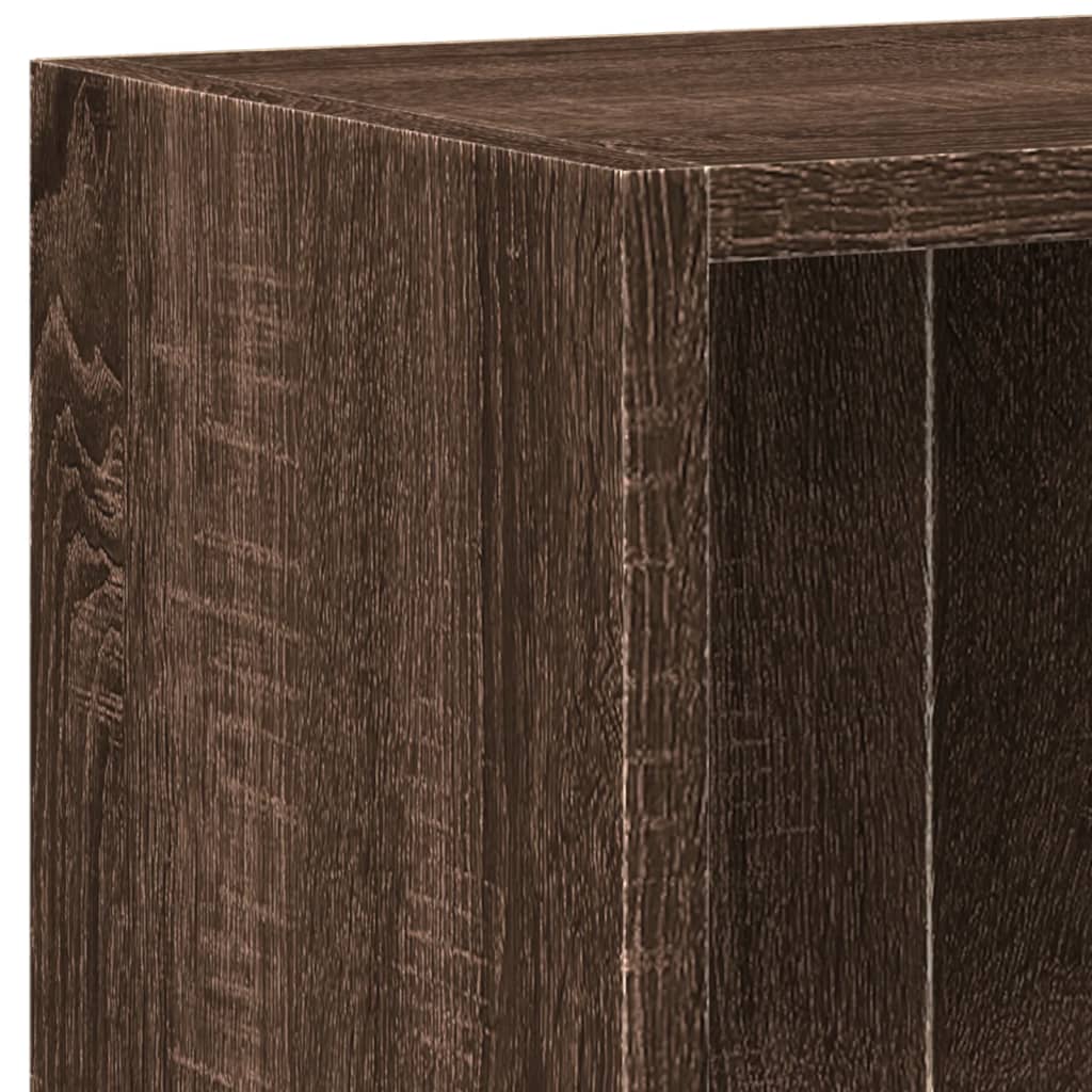 vidaXL Bücherregal Braun Eichen-Optik 60x24x76 cm Holzwerkstoff