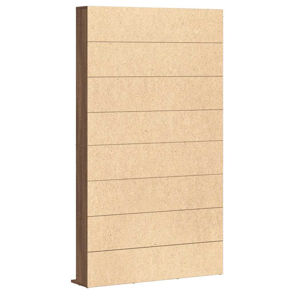 vidaXL CD-Regal Braun Eichen-Optik 102x23x177,5 cm Holzwerkstoff