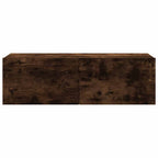 vidaXL TV-Wandschrank Räuchereiche 100x30x30 cm Holzwerkstoff