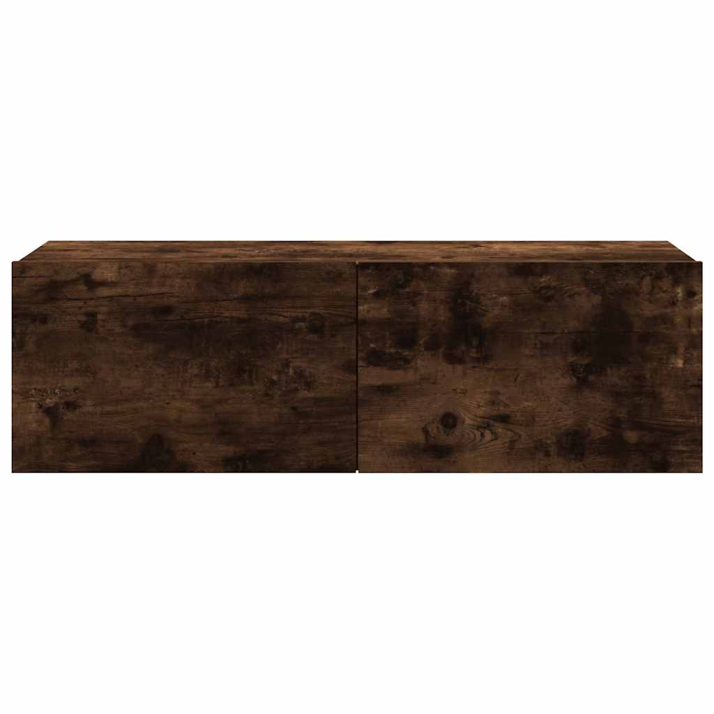 vidaXL TV-Wandschrank Räuchereiche 100x30x30 cm Holzwerkstoff